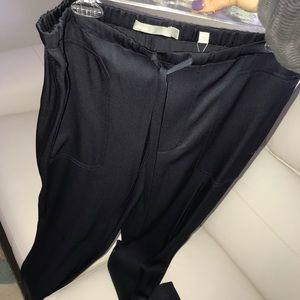Vince Navy Blue Satin Pants